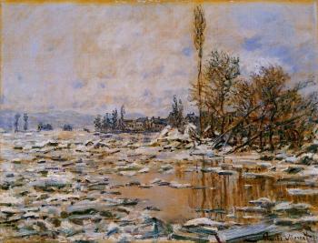 Claude Oscar Monet : Breakup of Ice, Grey Weather